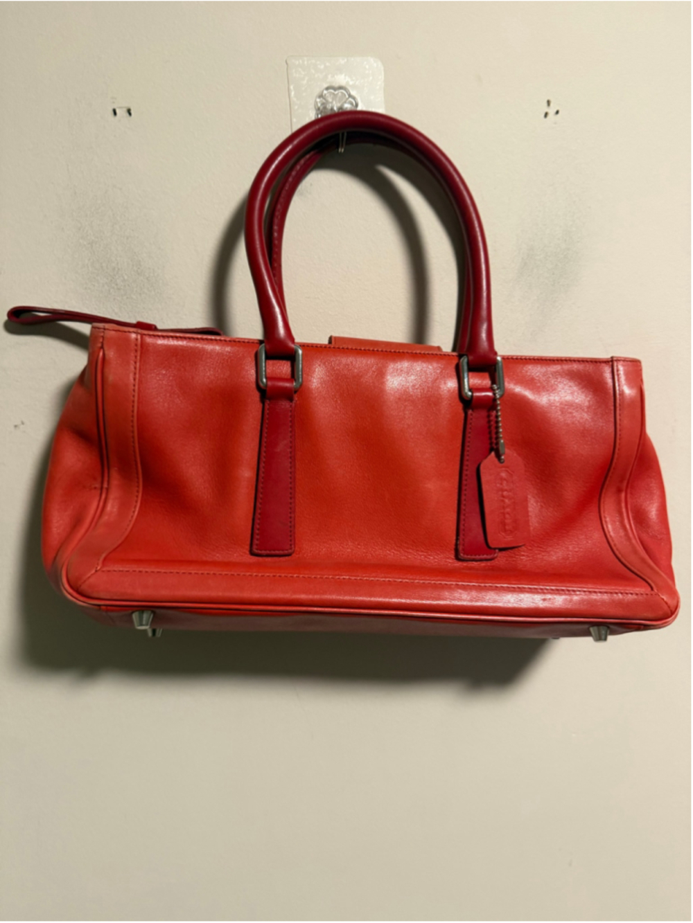 Coach Vintage Bonnie Satchel Handbag Burnt Red